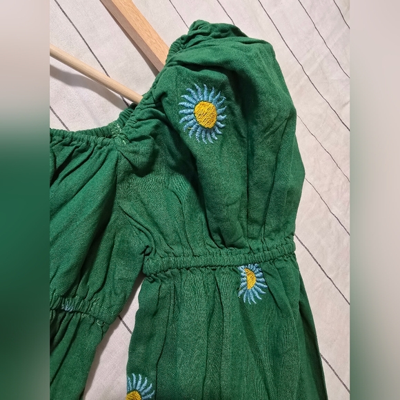 Free People Emory Embroidered Midi Dress Size XS - Picture 14 of 15